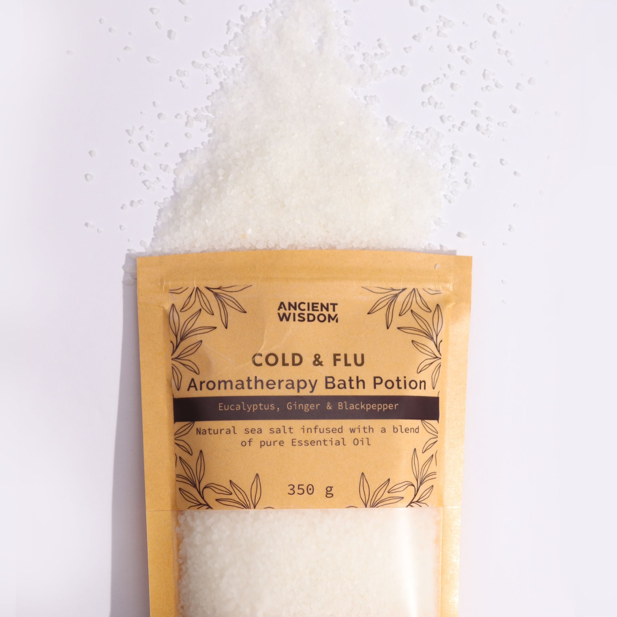 Sel de bain d'aromathérapie Rhumes et grippe
