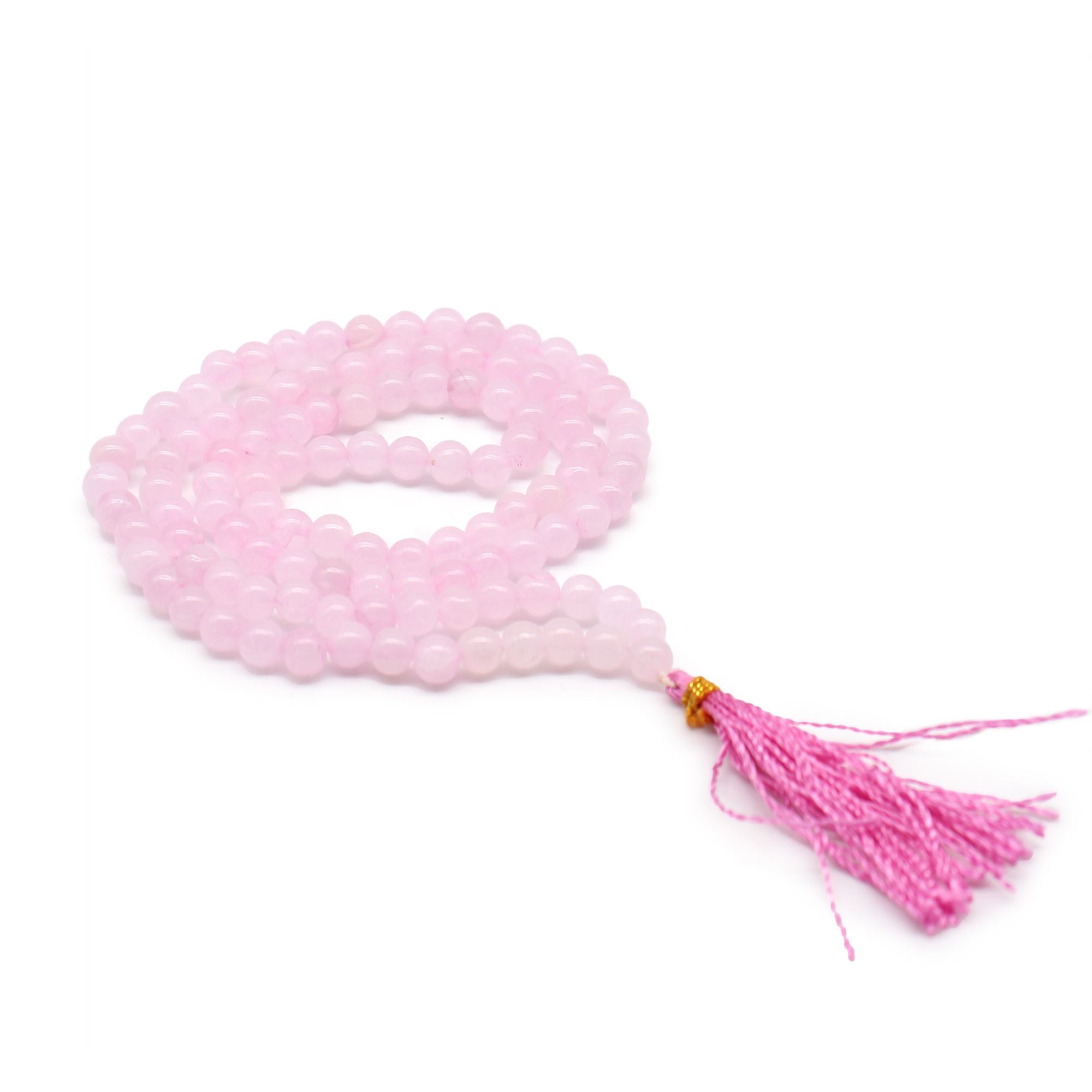 Mala de 108 perles – Quartz rose