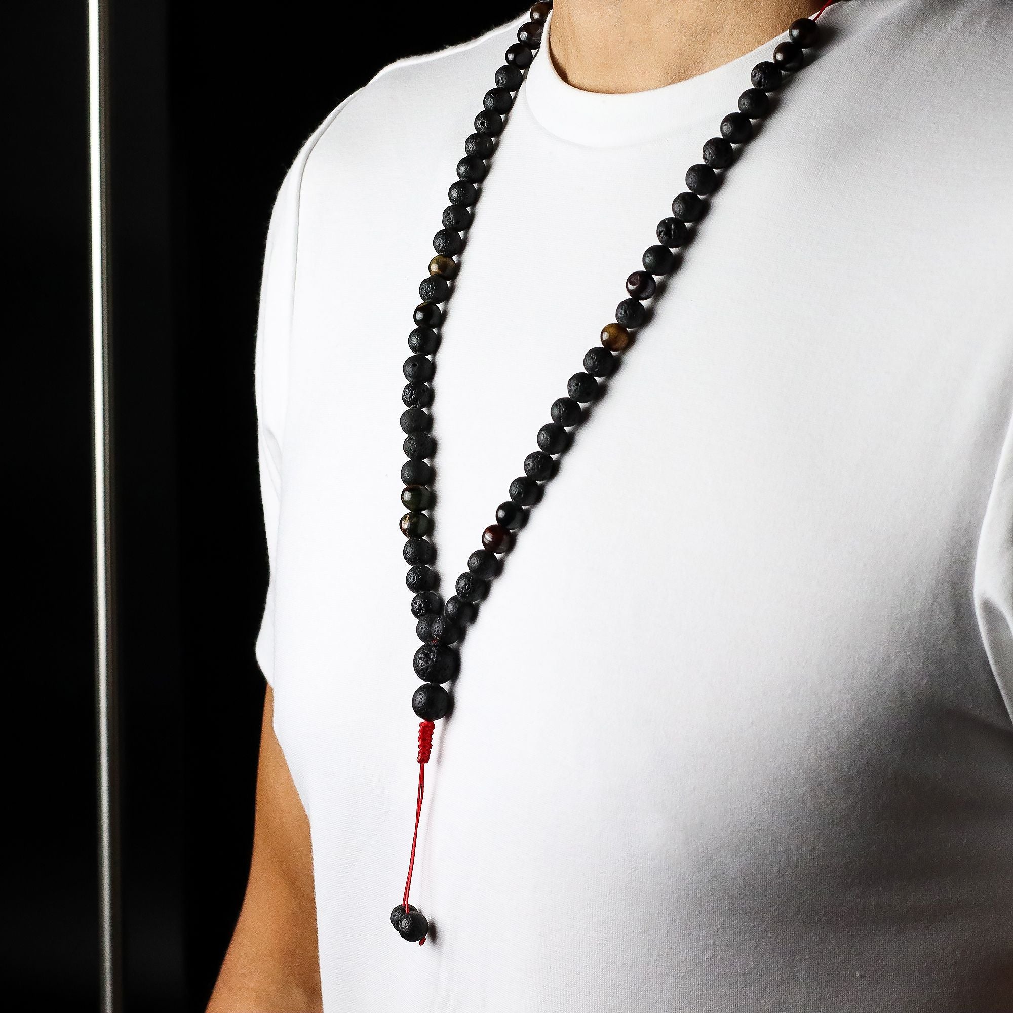Collier Mala « Essence du volcan » – Transformation personnelle