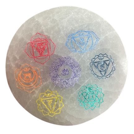 Plaque de rechargement 8 cm – Motif Chakra