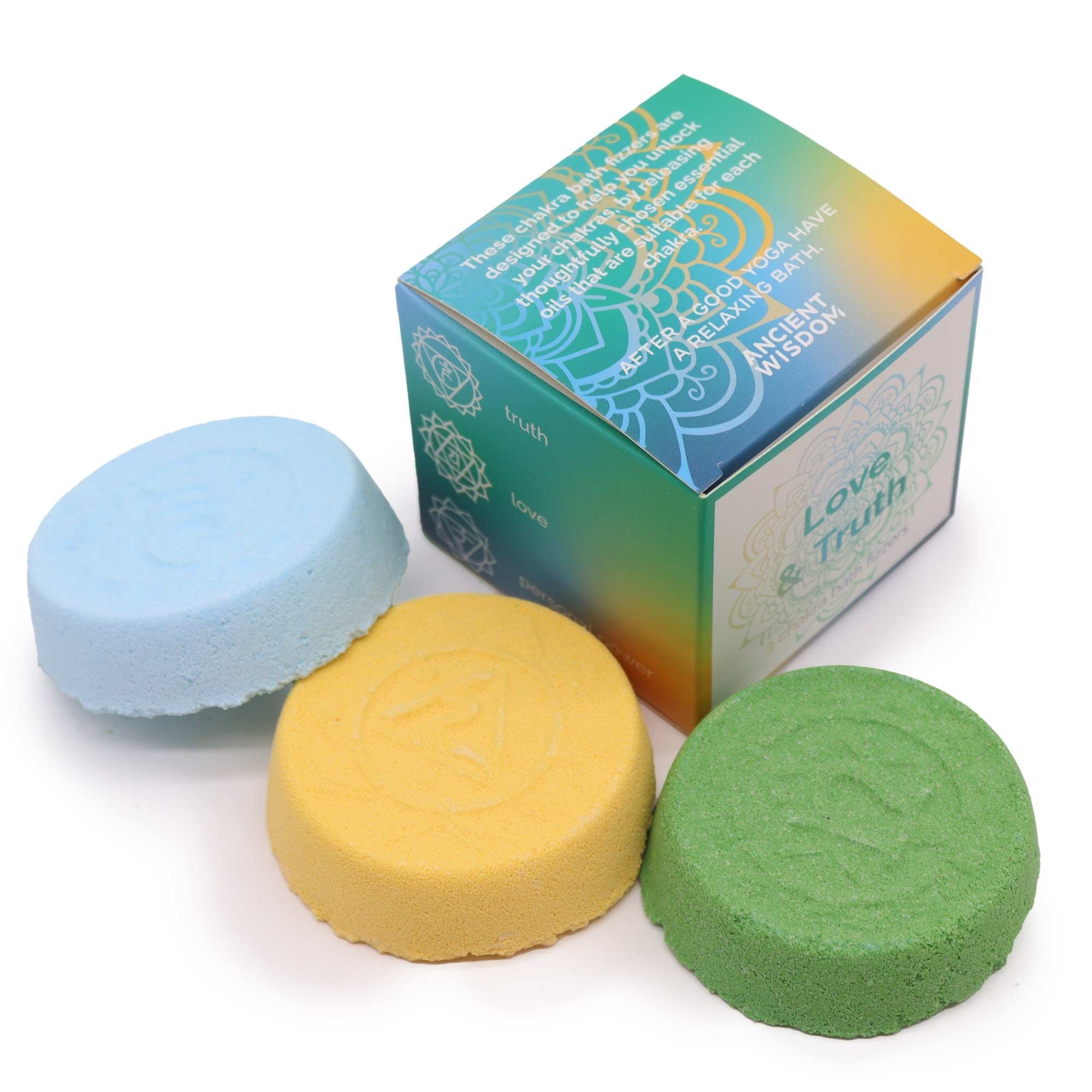 Galet de bain effervescent Chakra – Amour et Vérité