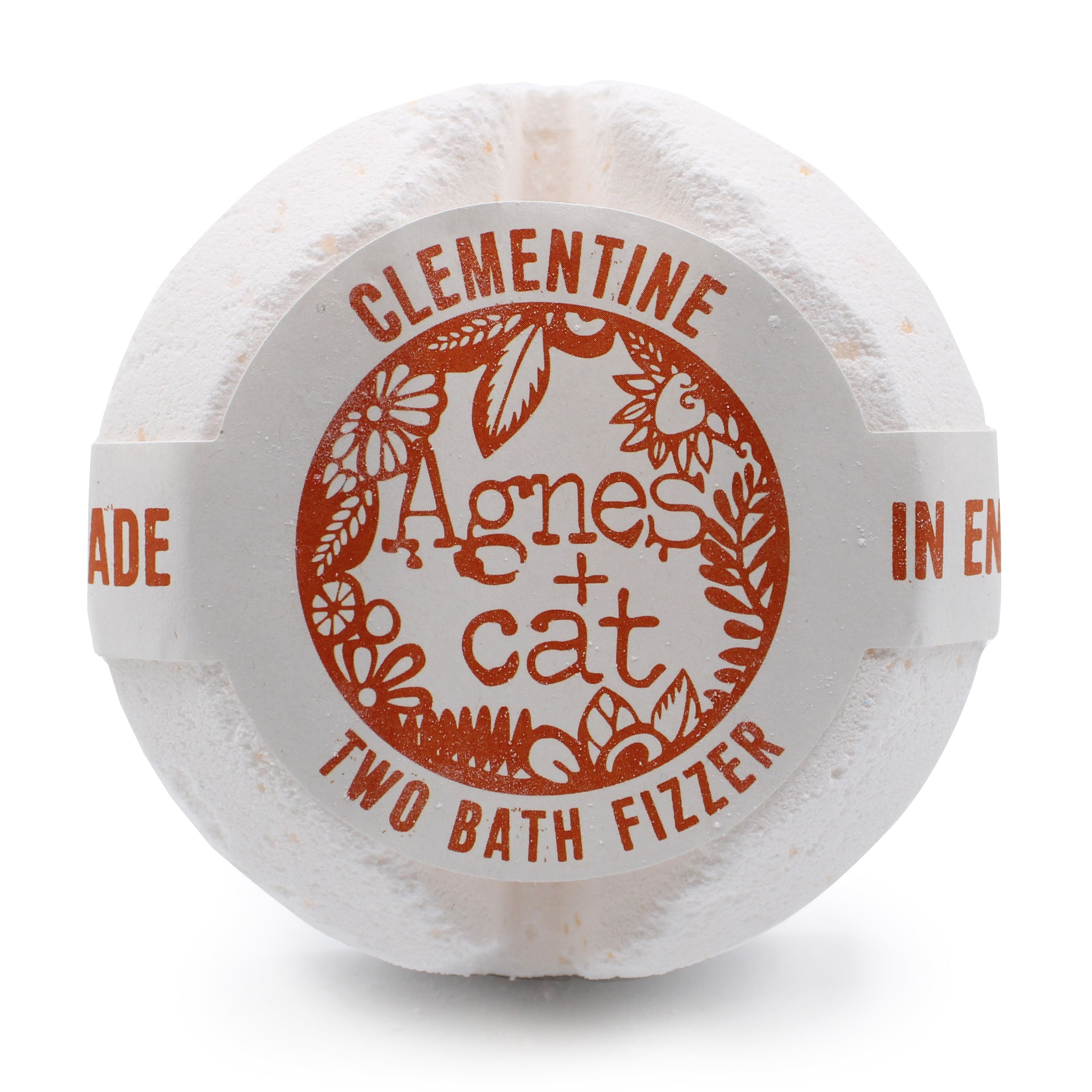 Bombe de bain clémentine Agnes+Cat