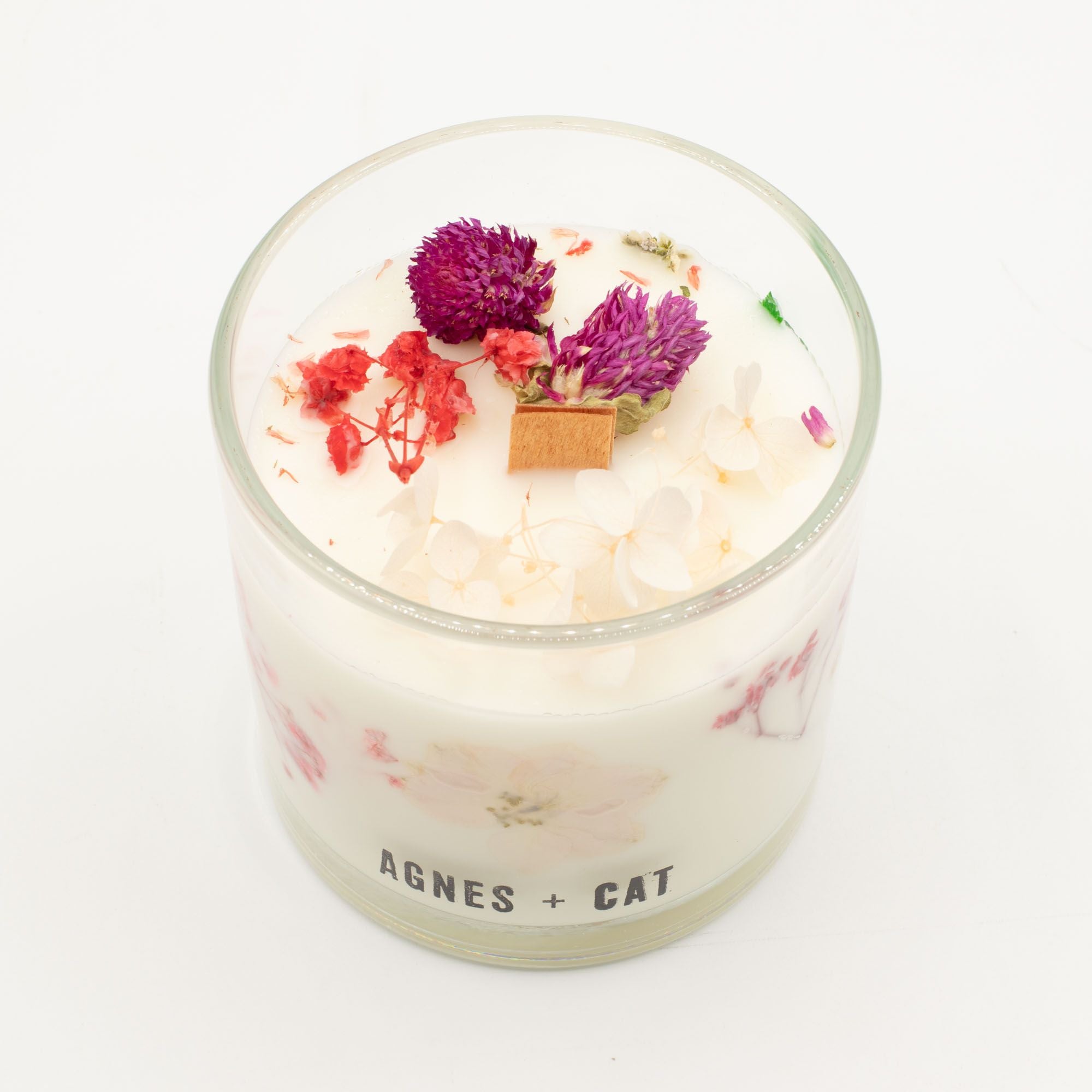 Bougie botanique Agnes + Cat – Roses de Sawrey