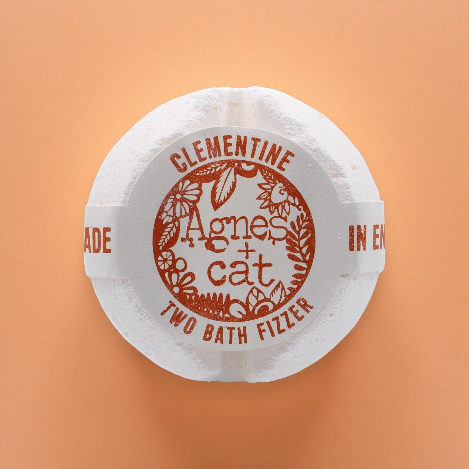Bombe de bain clémentine Agnes+Cat