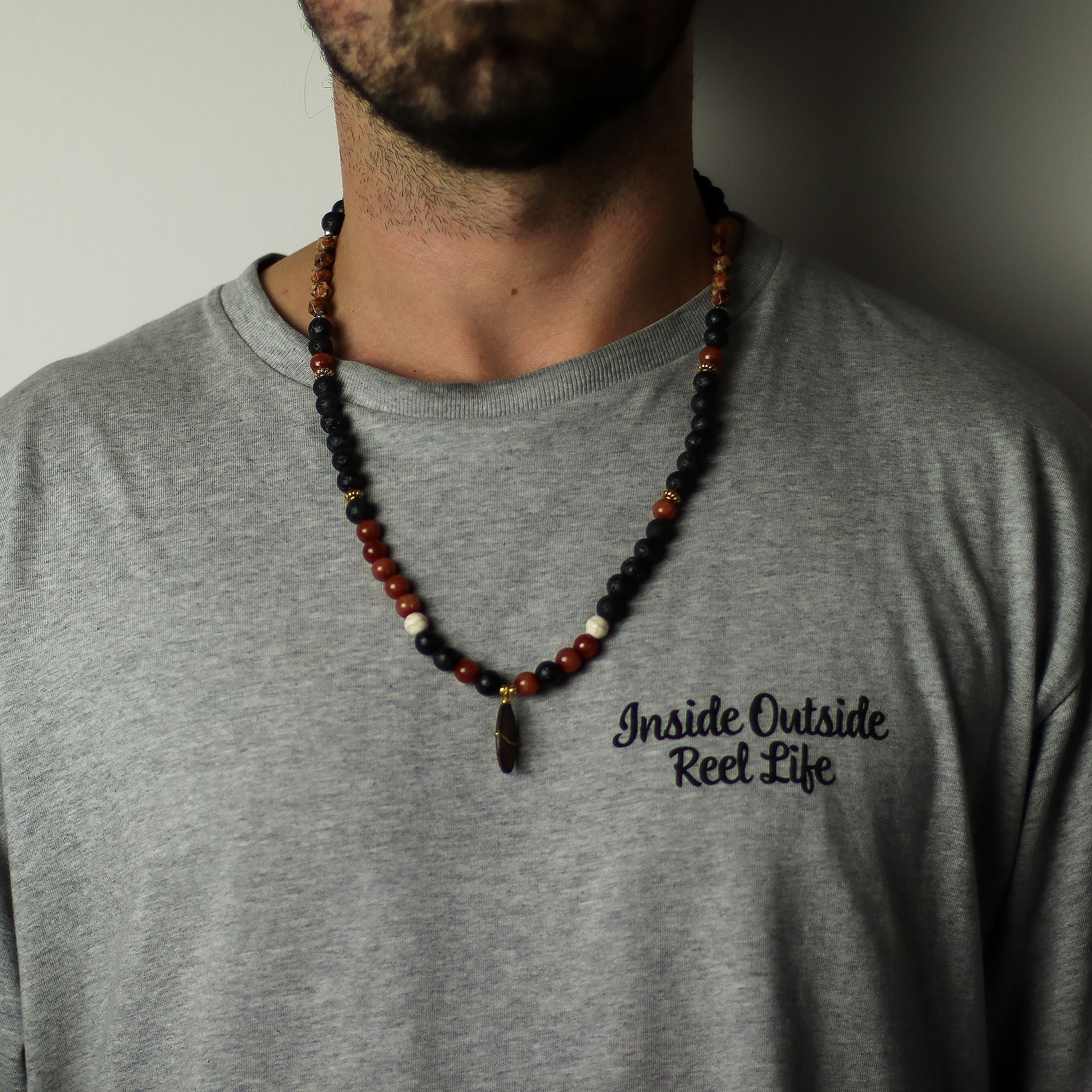 Collier Mala « Essence du volcan » – Protection