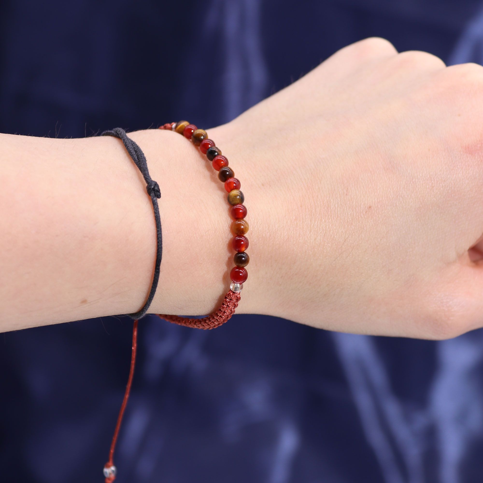 Bougie zodiaque du Lion avec bracelet en pierres précieuse